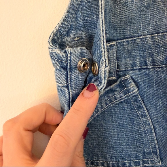 ⭐️ Harley-Davidson Kids Denim Overalls with Patch - Picture 3 of 7